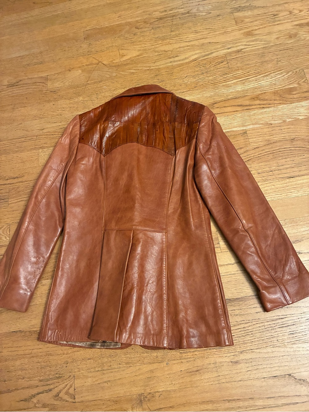 vintage STETSON womens Leather & Snakeskin western Blazer Jacket - Picture 5 of 10